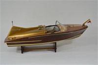 Chris Craft Cobra Mahogany Model Boat