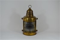 Brass Marine Lamp by Perkins Marine Lamp Co.