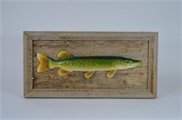 Tony VanDitto Wooden Carved & Painted Musky