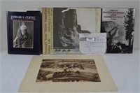 Edward Curtis Photogravure &Three Books
