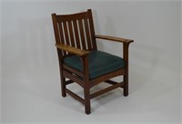 L & JG Stickley Arts & Crafts Arm Chair