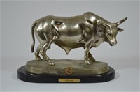 Bronze Rodeo Bull Sculpture "Hollywood"