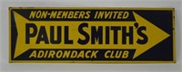 Paul Smith's Adirondack Club Tin Sign