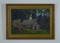 Wilber T. Berg Adirondack Log Cabin