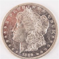 Coin 1889-O Morgan Silver Dollar Almost Unc.