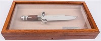 Jim Bowie Knife Franklin Mint & Display Case