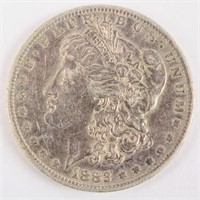Coin 1882 O/S  Morgan Silver Dollar Extra Fine