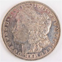 Coin 1901-P  Morgan Silver Dollar Extra Fine