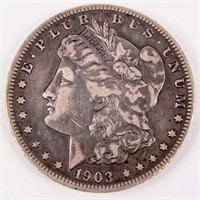 Coin 1903-P Morgan Silver Dollar Extra Fine