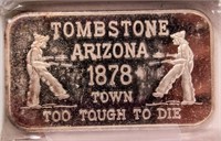 Coin Tombstone 1 Troy Ounce .999 Fine Bar