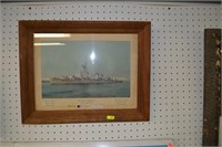 U.S.S. Buckley Framed Pic