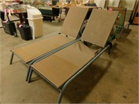 2 Adjustable Lounge Chairs (1 Needs Repair)