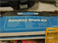 1 Flat Of Sanding Drums, 3 Pc Counter Sink Bits,