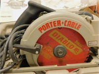 Porter Cable circular saw in case w/ book
