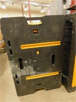 2 pc: Keter Plastic 3 drawer tool box on wheels &