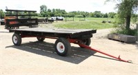 Flat Rack Wagon, Approx 95"x175", with Running