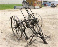 Horse Drawn Cultivator/Digger on Steel Wheels