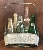 Drink Pepsi Cola vintage bottle carrier