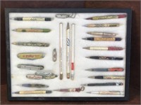 Assortment of Advertising knives and pens