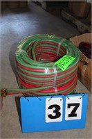 Twin Welding Hose,  50', 300 psi