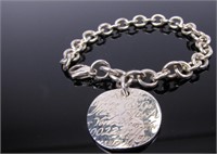 Tiffany & Co. New York Sterling Charm Bracelet