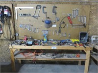 Entire Shelf & Wall Contents Including Hand Tools