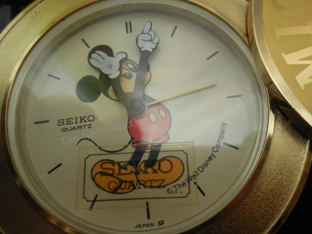 Mickey Mouse Since 1928 Clock | Tim Narhi Auctioneer & Associates