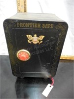 Tin Frontier Bank Safe Coin Bank