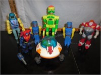 (9) Action Figures: Gobots, Super Soaker,