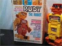 Rudy the robot with box