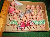 Box of Plastic Dolls with opening & closing eyes