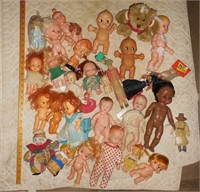 Approx. 30 Dolls: Kewpie & others