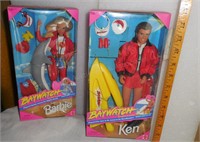 (2*) Baywatch Barbie & Baywatch Ken