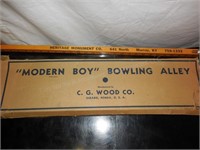 Modern Boy Bowling Alley approx. 30" length