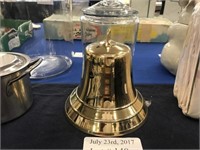 "NAUTICAL COVE" POLISHED BRASS SHIPS BELL