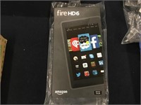 FACTORY SEALED NEW KINDLE FIRE HD6 IN BLACK, QUAD