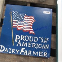 Cement stone- Proud to be Dairy Farmer
