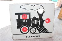 Old Smokey Metal Train Shooting Target