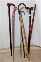 Selection of Canes & Walking Sticks