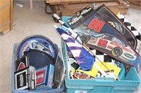 Box Lot of Nascar Items and other Sports