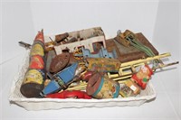Selection of Vintage Tin Toys & Parts