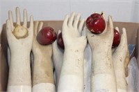 General Porcelain Glove Forms dated in 1970's