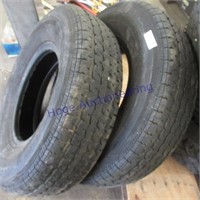 (2) ST235/75R16 tires