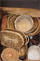 Box lot of Various Baskets