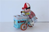 Ice Cream Boy Winding Tin Toy