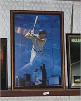 Framed Kansas City Royals Baseball Print