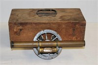 Vintage Ship Telescope in Wooden Box