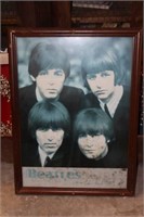 Framed Signed Beatles Print/Poster