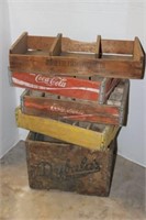 Vintage Crates (lot of 5)