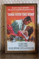 Framed Gone With The Wind Movie Poster